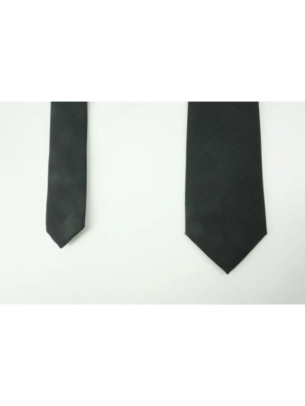 Canali Solid Charcoal Gray 100% Wool Tie Brand New With Tags